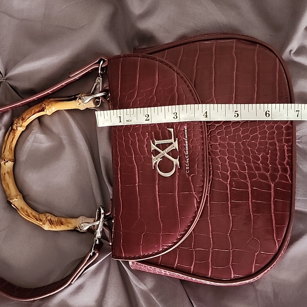 "CXL By Christian Lacroix" Croc Skin Purse ❤️ - Picture 10 of 12